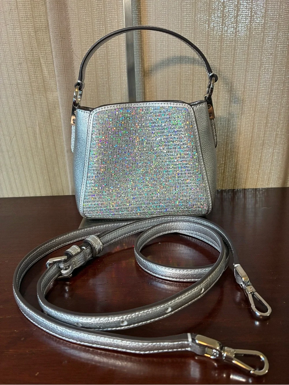 kate spade sparkling silver